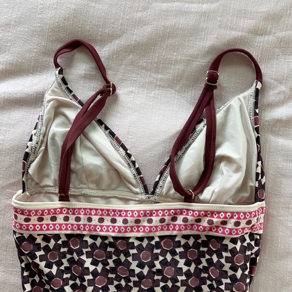 Kate Spade Red Coronado Beach Triangle Swimsuit size S in sumac red - Picture 9 of 10